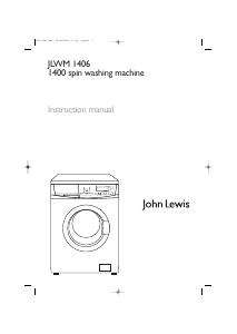 Bruksanvisning John Lewis JLWM 1406 Tvättmaskin