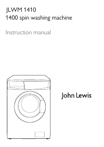 Manual John Lewis JLWM 1410 Washing Machine