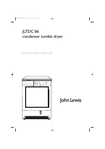 Handleiding John Lewis JLTDC 06 Wasdroger