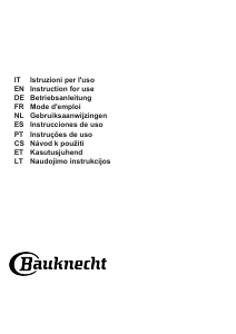 Manuál Bauknecht BVH 2065B F KIT Varná deska