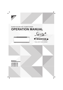 Manual Daikin ATX20KV1B Air Conditioner