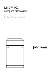 Manual John Lewis JLBIDW 901 Dishwasher