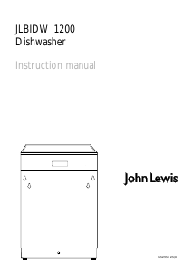 Manual John Lewis JLBIDW 1200 Dishwasher