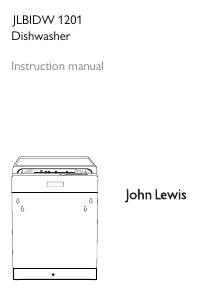 Manual John Lewis JLBIDW 1201 Dishwasher