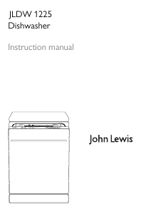 Manual John Lewis JLDW 1225 Dishwasher