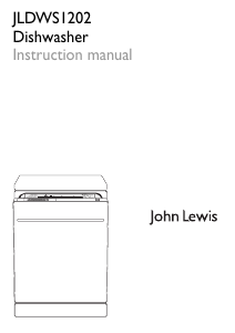 Manual John Lewis JLDWS 1202 Dishwasher