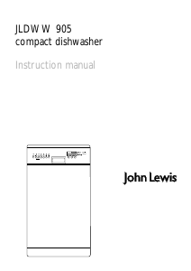 Manual John Lewis JLDWW 905 Dishwasher