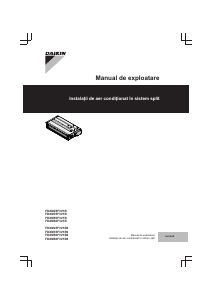Manual Daikin FDXM50F3V1B Aer condiționat