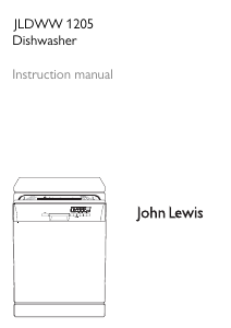 Manual John Lewis JLDWW 1205 Dishwasher