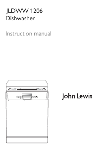 Manual John Lewis JLDWW 1206 Dishwasher