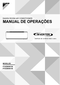 Manual Daikin FTX25KNV1B Ar condicionado