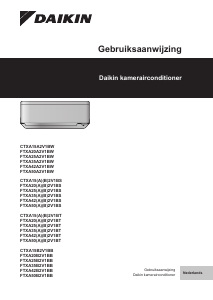 Handleiding Daikin FTXA50B2V1BS Airconditioner