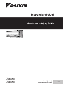 Instrukcja Daikin FTXF50D2V1B Klimatyzator