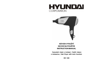 Manual Hyundai HD 120I Hair Dryer