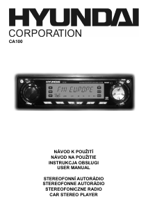 Instrukcja Hyundai CA 100 Radio samochodowe