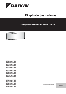 Vadovas Daikin FTXJ50A2V1BS Oro kondicionierius