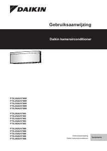 Handleiding Daikin FTXJ50A2V1BS Airconditioner