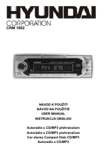 Instrukcja Hyundai CRM 1002 Radio samochodowe