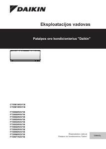 Vadovas Daikin FTXM25R2V1B Oro kondicionierius