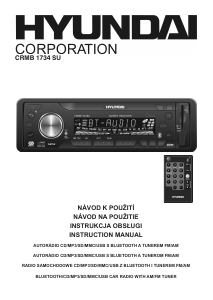 Instrukcja Hyundai CRMB 1734 SU Radio samochodowe