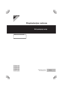Vadovas Daikin FTXP25L2V1B Oro kondicionierius