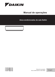 Manual Daikin FTXP35M5V1B9 Ar condicionado