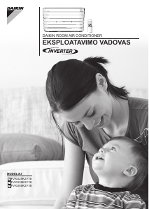 Vadovas Daikin FVXG35K2V1B Oro kondicionierius