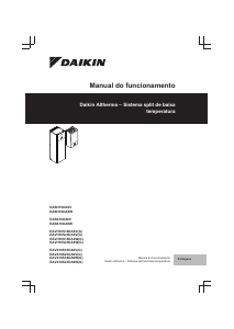Manual Daikin EAVH16S18DA9WG Bomba de calor