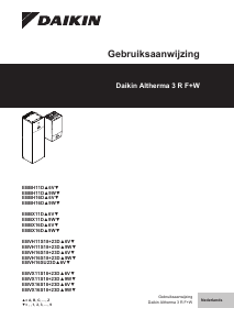 Handleiding Daikin EBBX16DF6V Warmtepomp