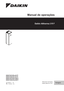 Manual Daikin EBVZ16S23DJ9W Bomba de calor