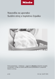 Priročnik Miele TWC660WP 125 Edition Sušilni stroj