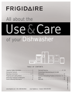 Bruksanvisning Frigidaire FFBD1821MB Diskmaskin