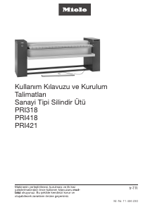 Kullanım kılavuzu Miele PRI 418 Çamaşır sıka makinesi