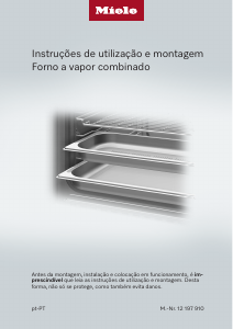 Manual Miele DGC 7840 HCX Pro 125 Gala Ed Forno