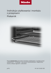 Instrukcja Miele H 2467 B ACTIVE Piekarnik