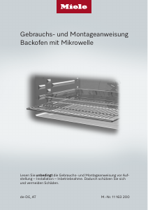 Bedienungsanleitung Miele H 7440 BMX 125 Gala Ed Backofen