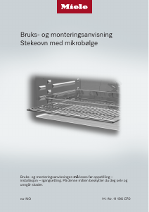 Bruksanvisning Miele H 7440 BMX 125 Gala Ed Ovn