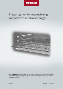 Brugsanvisning Miele H 7840 BMX 125 Gala Ed Ovn