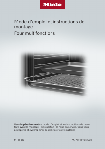 Mode d’emploi Miele H 7840 BPX 125 Gala Ed Four