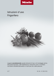Manuale Miele K 7737 D Frigorifero