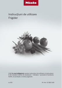 Manual Miele K 7798 C L Frigider