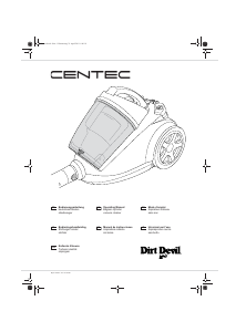 Mode d’emploi Dirt Devil M2828 Centec Aspirateur