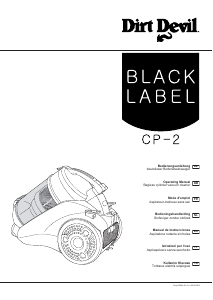 Bruksanvisning Dirt Devil M3230 Black Label CP-2 Dammsugare