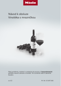 Manuál Miele KWNS 4784 DE Vinotéka