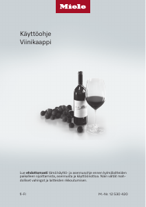 Käyttöohje Miele KWT 4584 E Viinikaappi