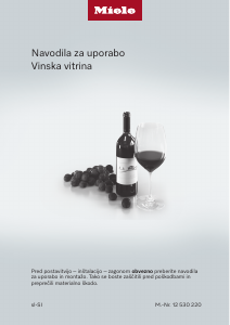 Priročnik Miele KWT 4999 F Omara za vino
