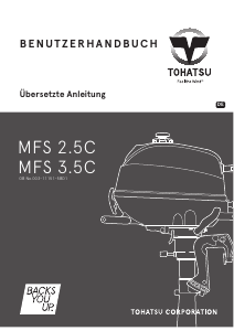 Bedienungsanleitung Tohatsu MFS 25C Aussenborder