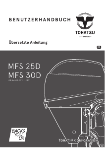Bedienungsanleitung Tohatsu MFS 25D Aussenborder