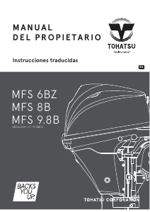 Manual de uso Tohatsu MFS 8B Motor fuera de borda