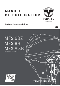 Mode d’emploi Tohatsu MFS 9.8B (EU Model) Moteur hors-bord